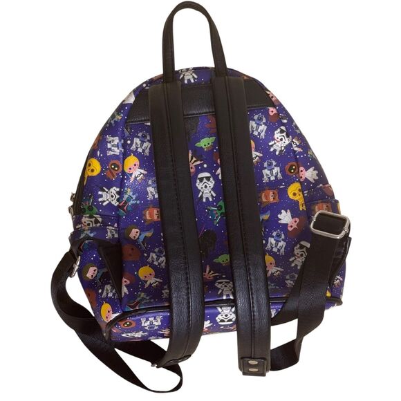 Loungefly Mini Backpack Chibi Star Wars Disney Parks NWOT bv - Picture 4 of 5